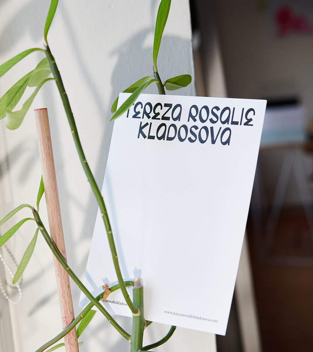 Visual identity for Tereza Rosalie Kladosova