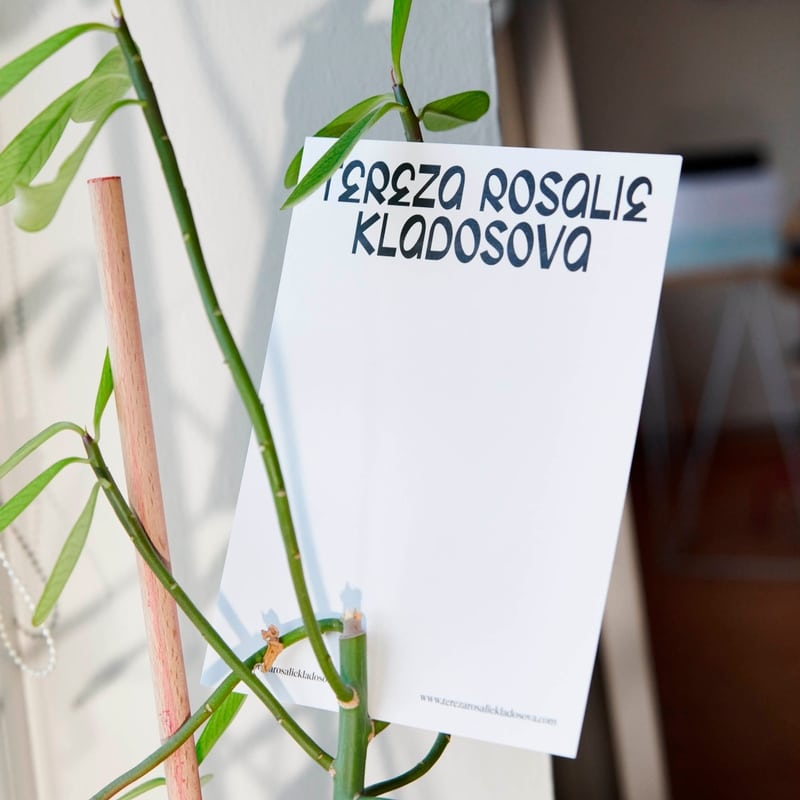 Visual identity for Tereza Rosalie Kladosova