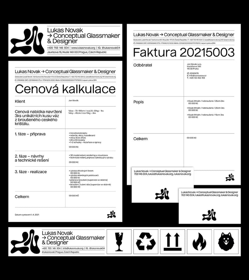 Visual identity for Lukáš Novák